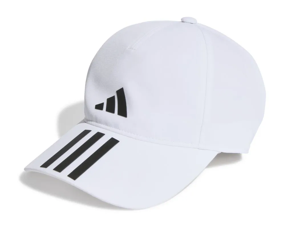Cap Adidas Aeroready Running Training Baseball Cap - white/black/black - White