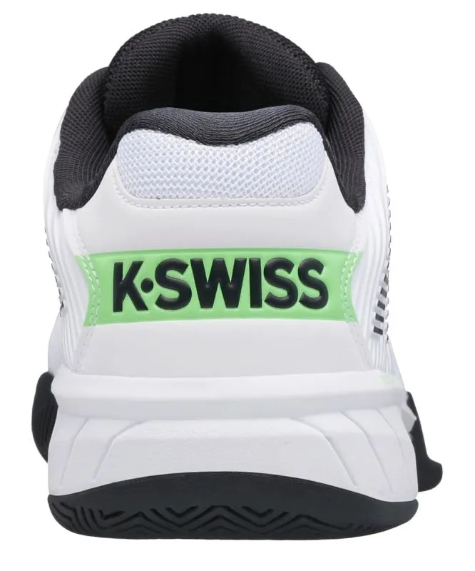 K-Swiss Hypercourt Express 2 - white/blue graphite/soft neon green