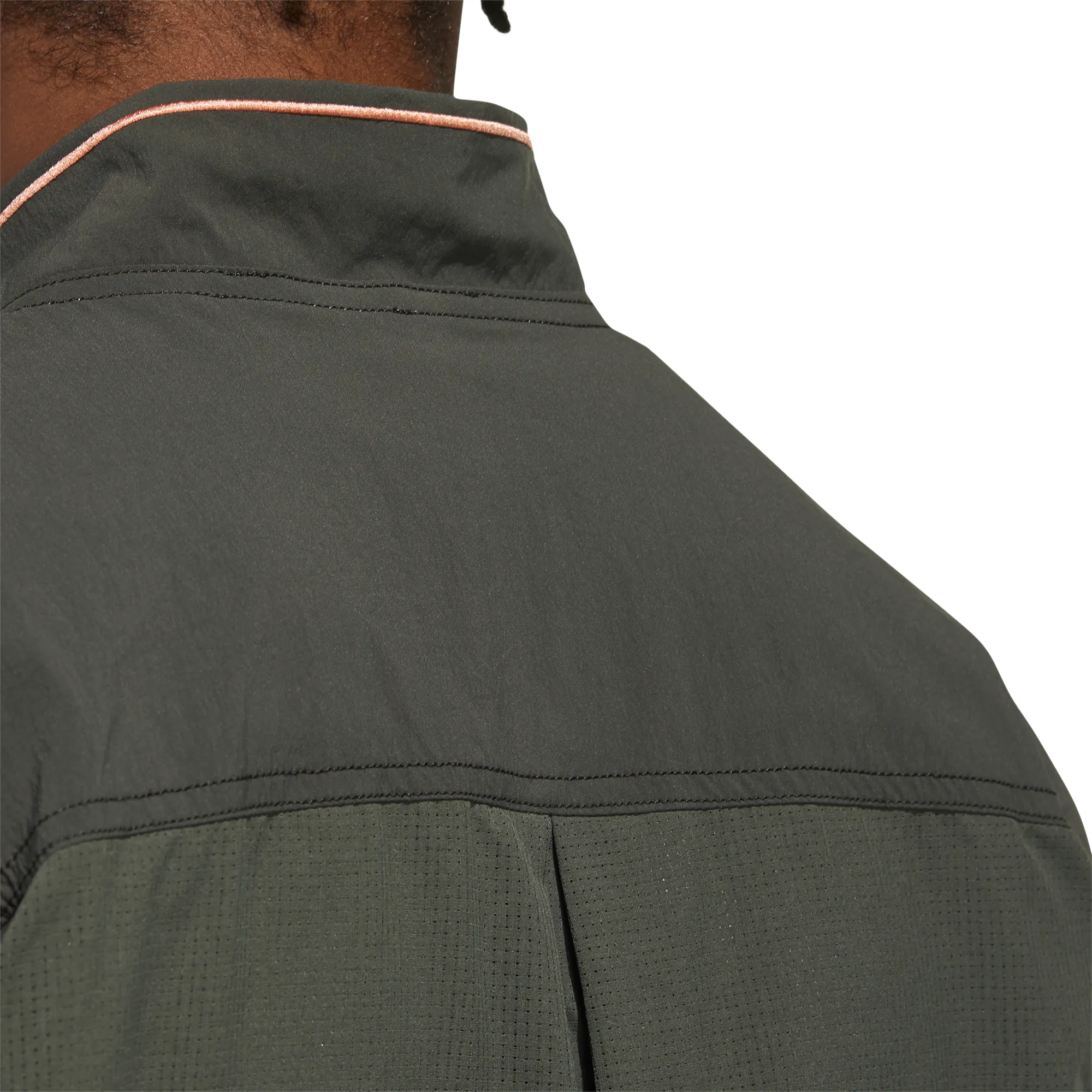 Adidas Men Stretch Woven Jacket - legend earth