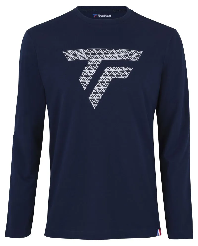 22TRTLS23_1 Tecnifibre Training Tee Longsleeves - marine