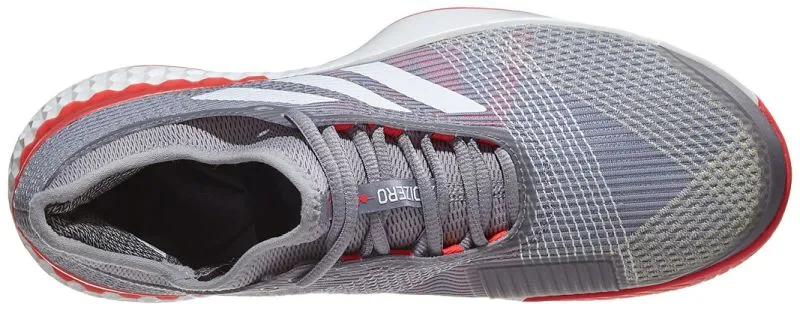 Adidas Adizero Ubersonic 3 M - light granite/white/shock red