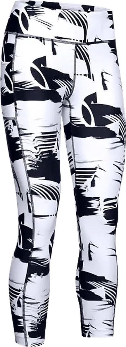 Under Armour Printed Ankle Crop - black/white Under Armour Printed Ankle Crop - black/white