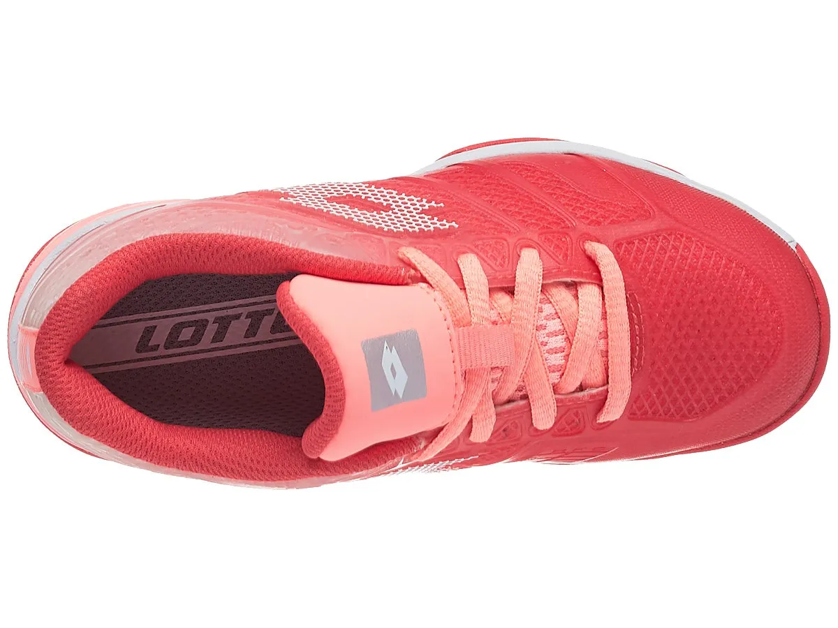 Lotto Mirage 300 II ALR Junior - red fluo/all white