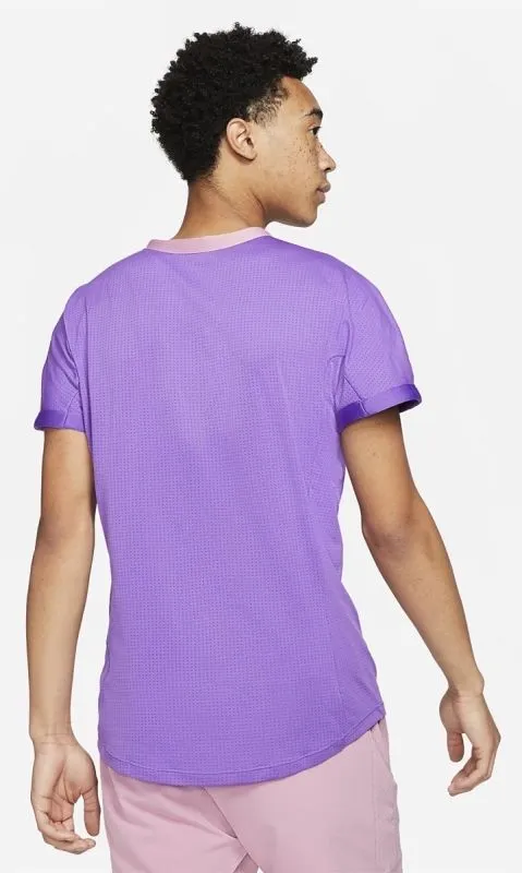 Nike Court Dri-Fit Advantage SS Top Rafa M - wild berry/elemental pink/elemental