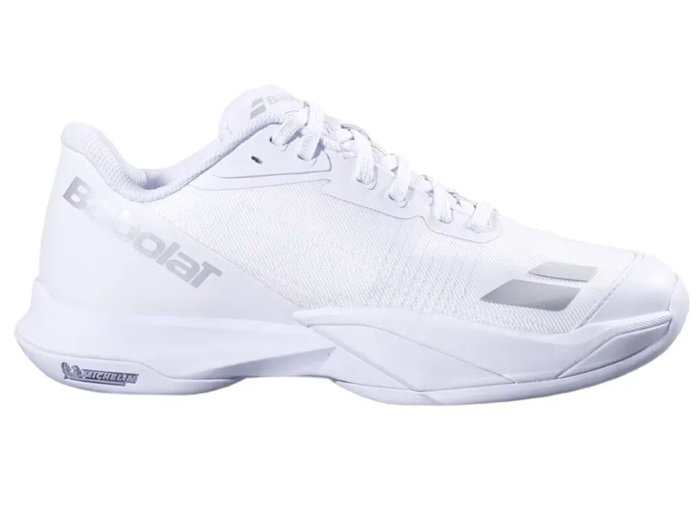 Babolat Jet Mach 4 All Court - white/silver Babolat Jet Mach 4 All Court - white/silver