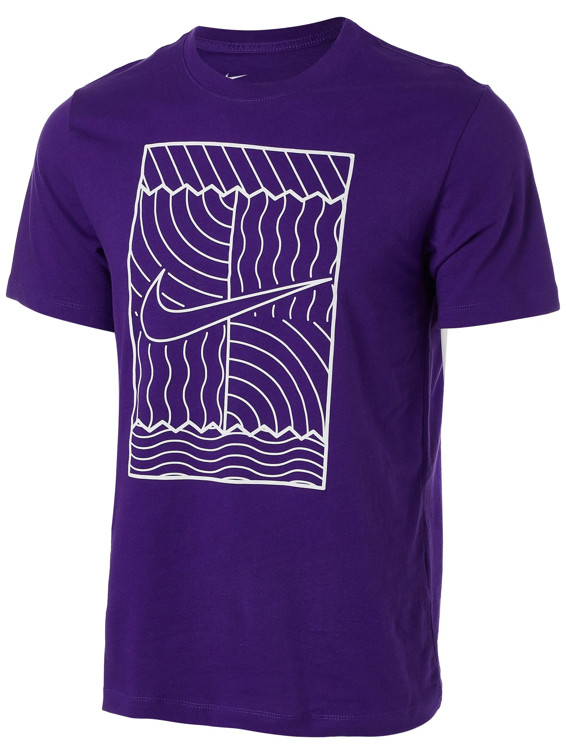 Nike Court Tee SSNL OZ M - court purple/white