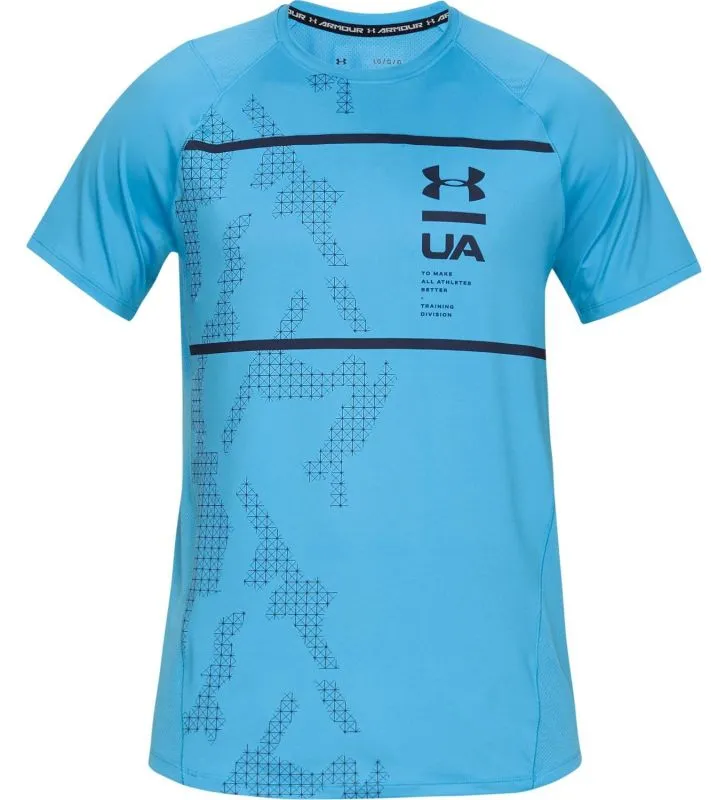 Under Armour MK1 SS Q2 Printed - blue Under Armour MK1 SS Q2 Printed - blue