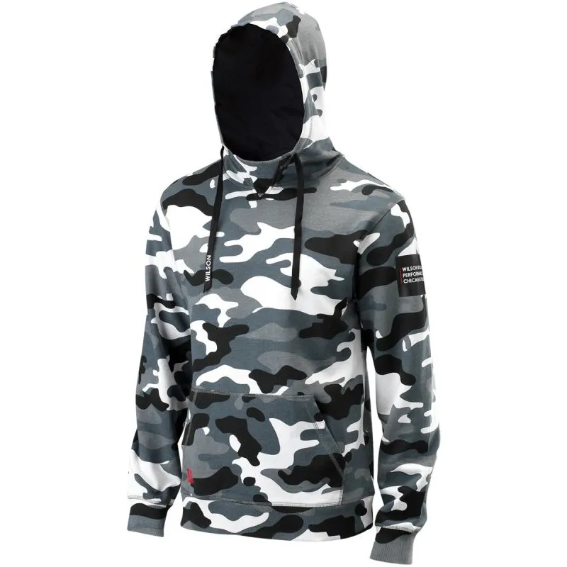 Wilson M Since 1914 Camo PO Hoody - black/white/trade winds