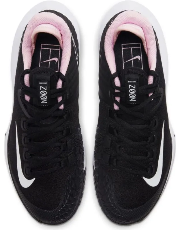 Nike W Court Air Zoom Zero - black/white/pink foam