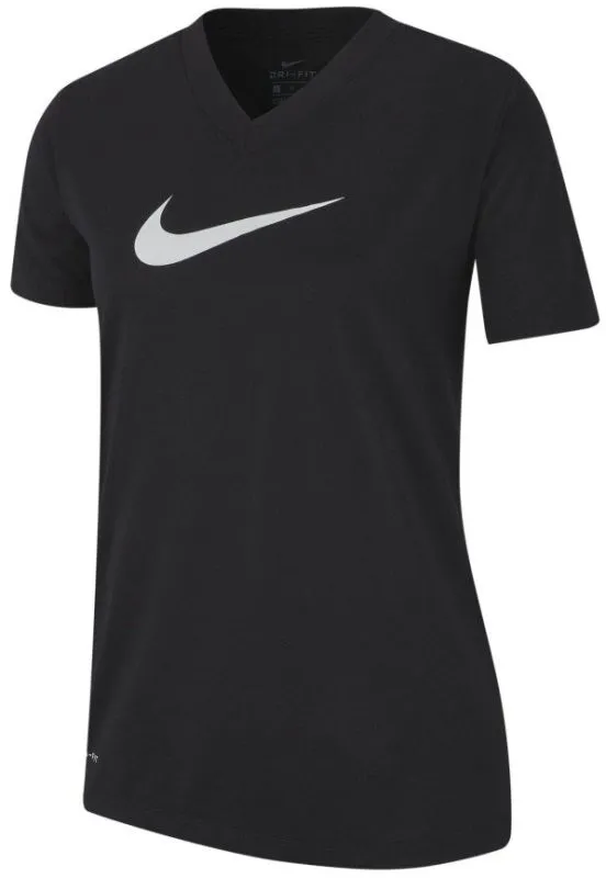 nike-g-dry-tee-leg-vneck-swoosh-black-white-1 Nike G Dry Tee Leg VNeck Swoosh - black/white