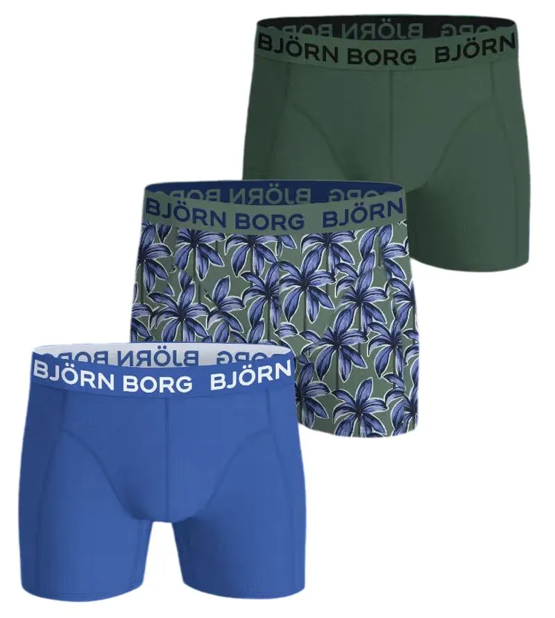 Björn Borg Cotton Stretch 3P - multicolor