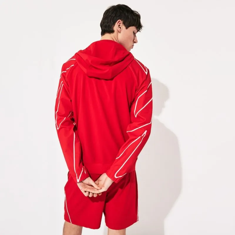 lacoste-men-s-sport-french-open-hooded-zip-jacket-red-white-3 Lacoste Men's SPORT French Open Hooded Zip Jacket - red/white