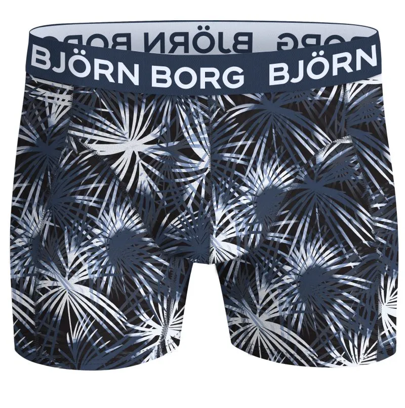 Björn Borg Cotton Stretch 3P - navy/print