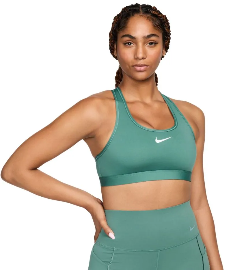 Nike Swoosh Medium Support Non-Padded Sports - bicoastal/white
