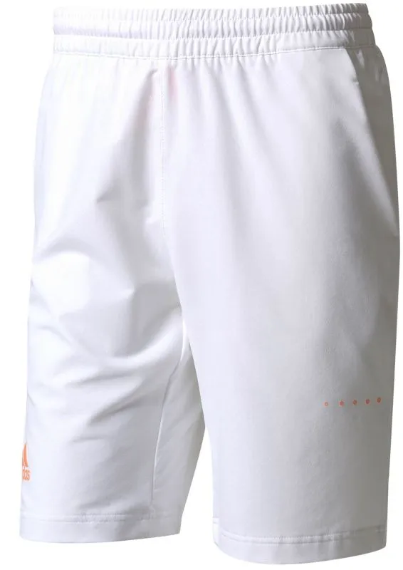 Adidas Barricade Bermuda - white/glow orange Adidas Barricade Bermuda - white/glow orange