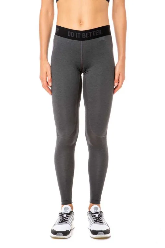 Hydrogen Printed Leggings Woman - black melange