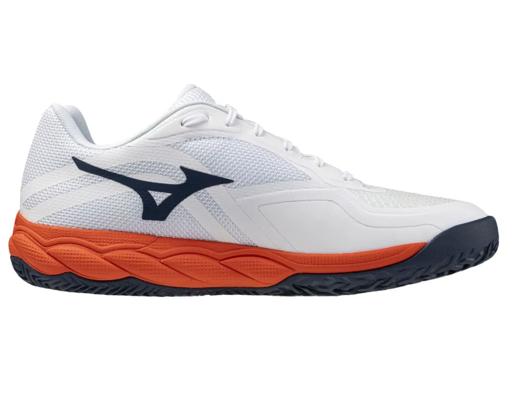Mizuno Wave Enforce Court 2 CC - white/insignia blue/orange