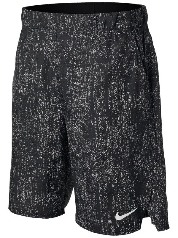 Nike Court Flex Victory Short 9in Printed M - black/white Nike Court Flex Victory Short 9in Printed M - black/white