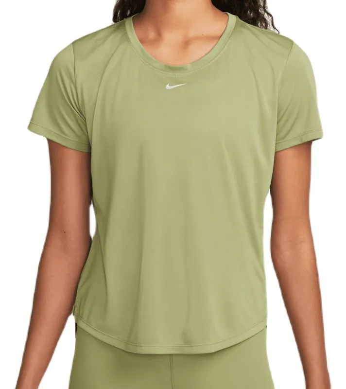 Nike Dri-FIT One Short Sleeve Standard Fit Top - alligator/white