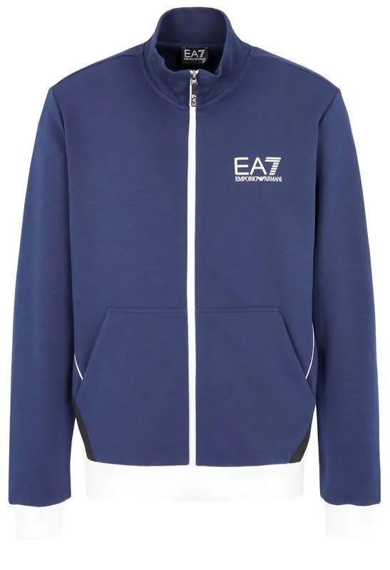EA7 Man Jersey Sweatshirt - navy blue