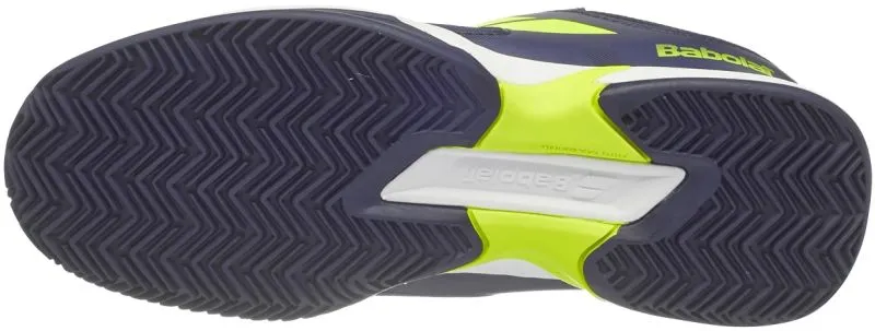 Babolat Pulsion Clay Junior - blue/fluo yellow