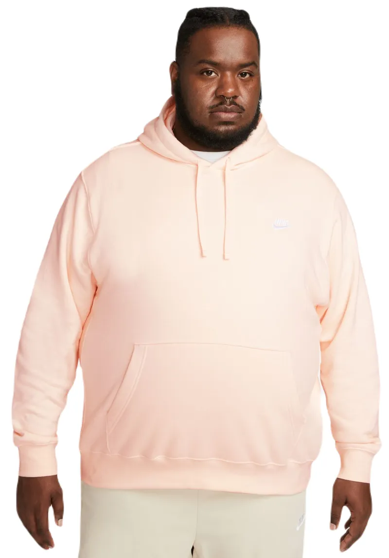 AURORA_BV2654-838_PHSYM008-2000 Nike Sportswear Club Fleece Pullover Hoodie - guava ice/guava ice/white