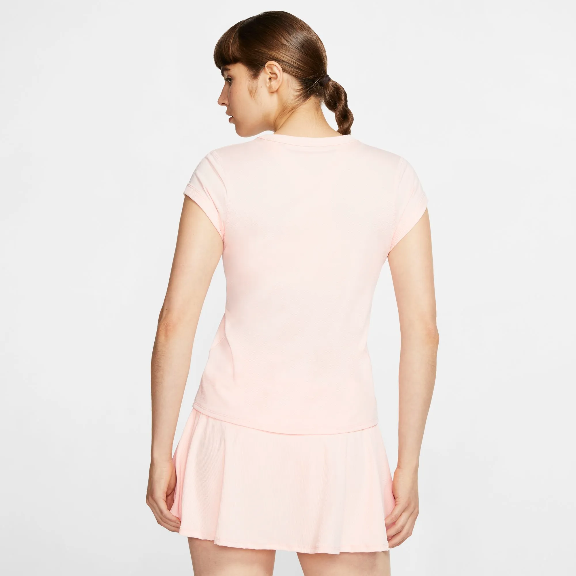 nike-court-dry-top-ss-w-washed-coral-white-2 Nike Court Dry Top SS W - washed coral/white