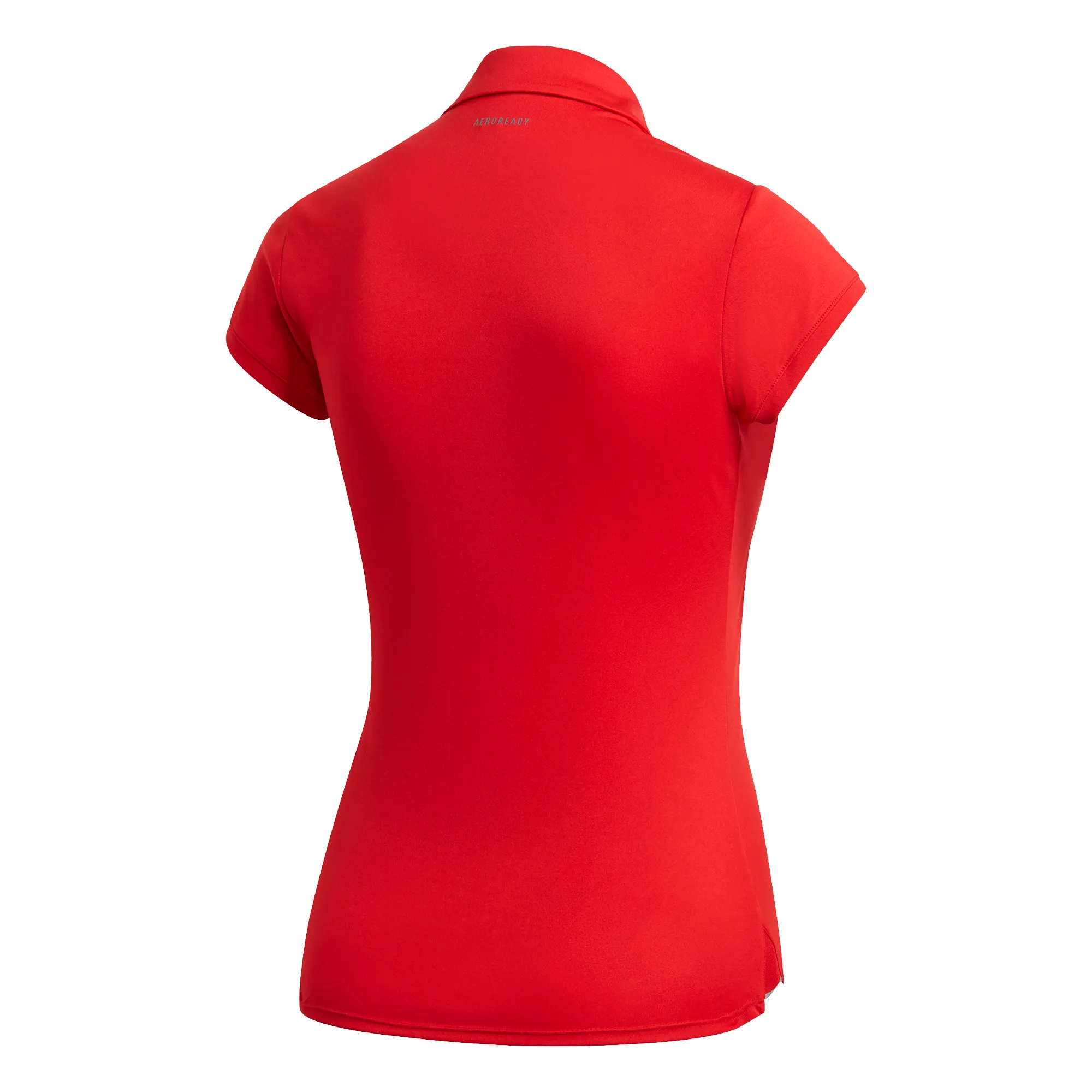 Adidas W Club 3 Stripes Polo - scarlet