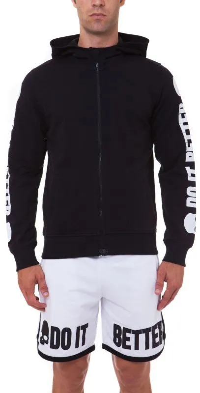 hydrogen-do-it-better-fz-hoodie-black-1 Hydrogen Do It Better FZ Hoodie - black