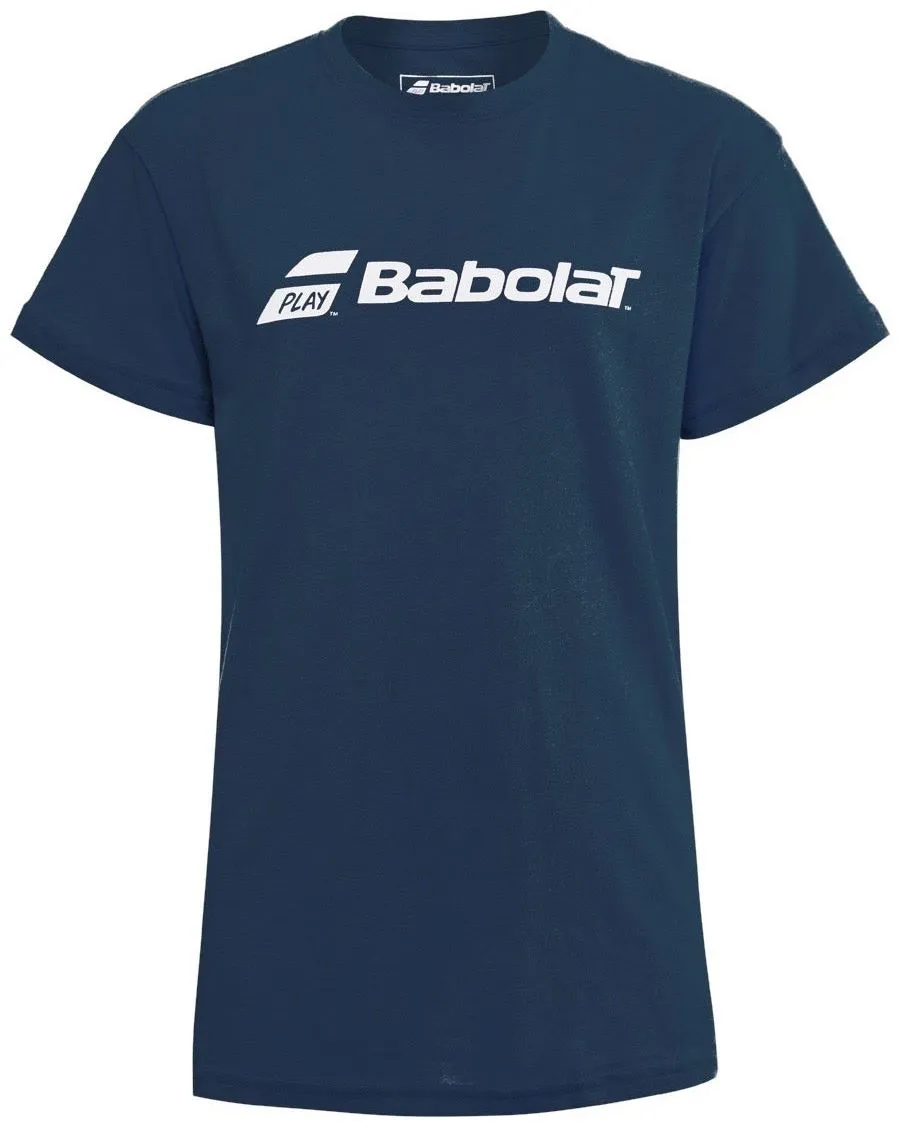 babolat-exercise-tee-boy-estate-blue-heather-1 Babolat Exercise Tee Boy - estate blue heather