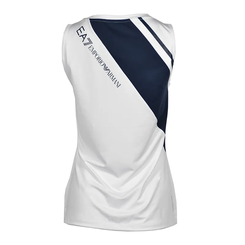 EA7 Women Jersey Tank - white