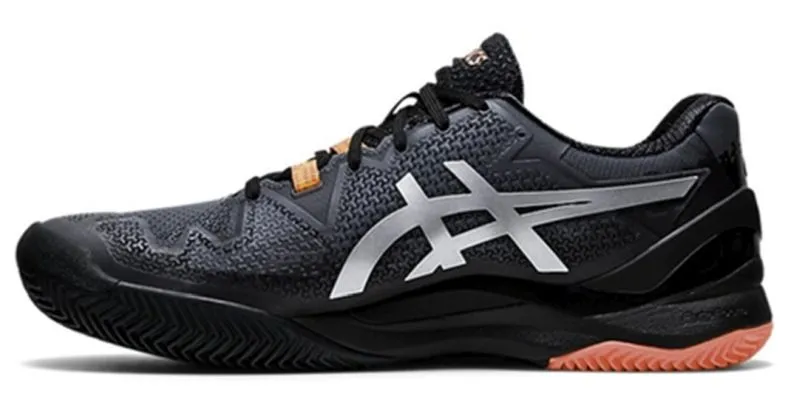 Asics Gel-Resolution 8 Clay L.E. Men - black/sunrise red