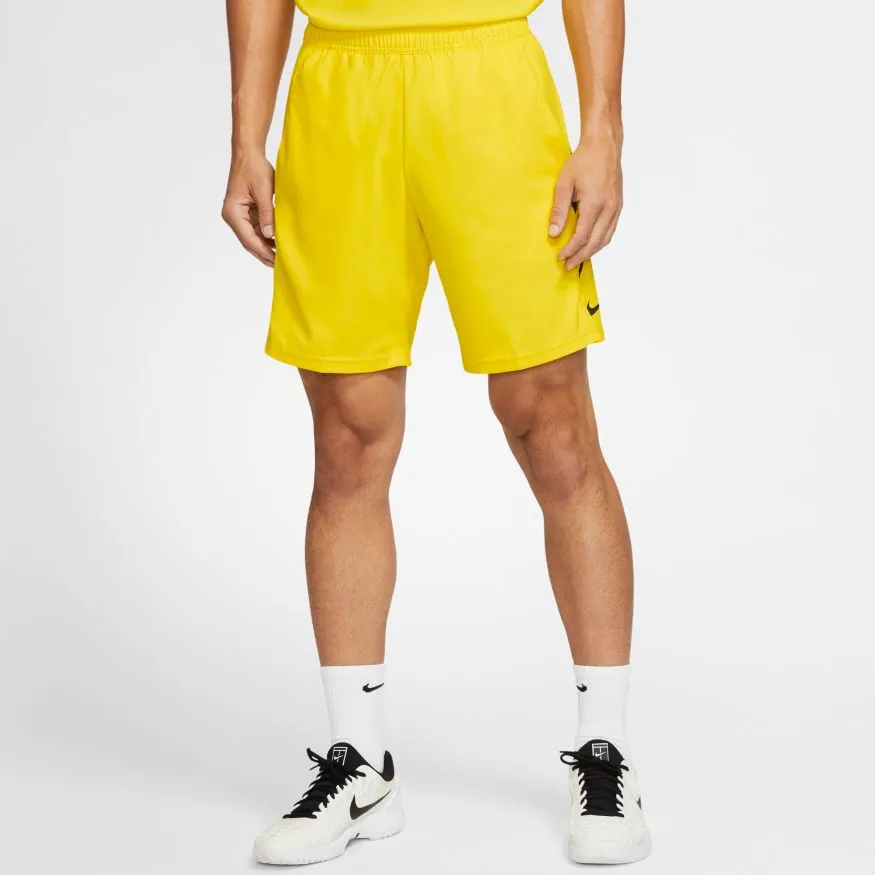 Nike Court Dry 9in Short - opti yellow/off noir/off noir