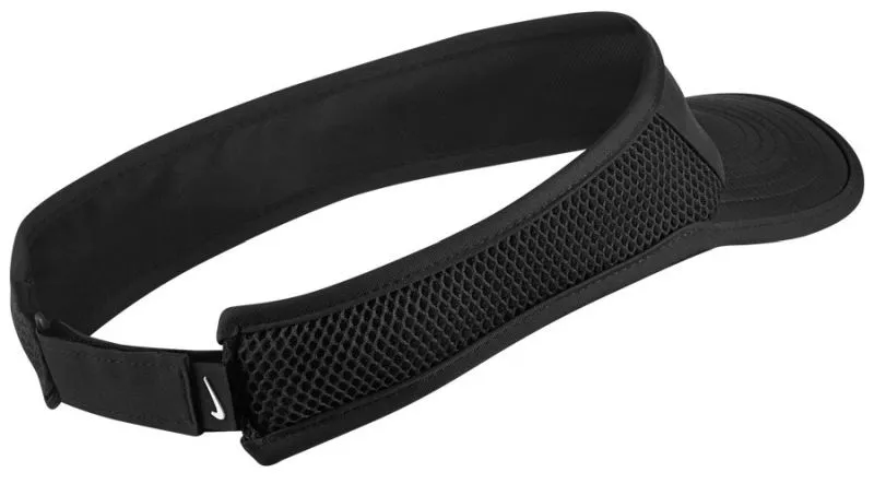 nike-aerobill-feather-light-visor-black-black-black-white-2 Nike Aerobill Feather Light Visor - black/black/black/white