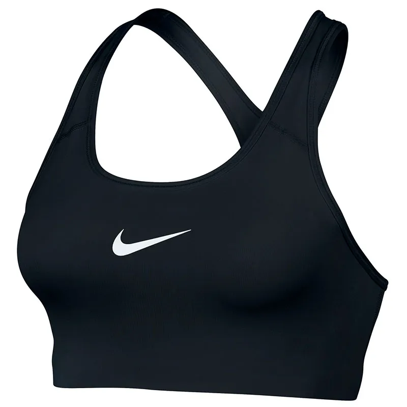 Nike Pro Classic Swoosh Bra - black/white