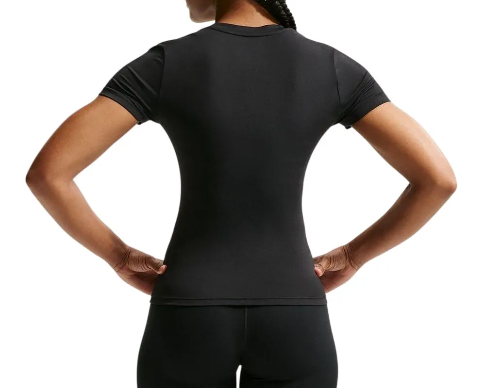 Nike One Fitted Short Sleeve - black/white