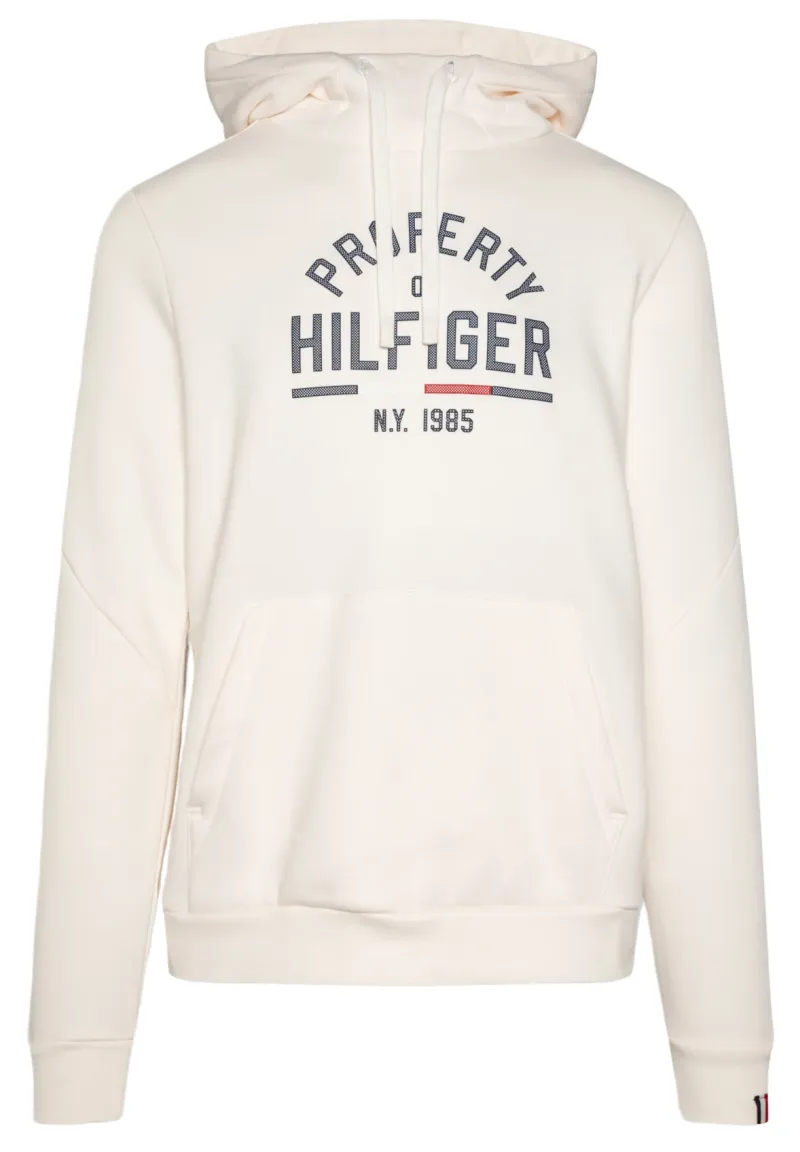 Tommy Hilfiger Graphic Hoody - ancient white