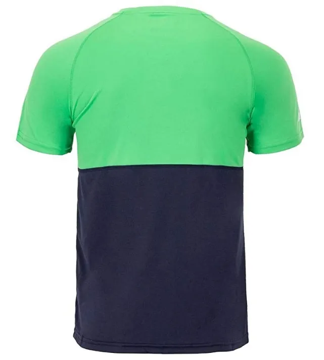 babolat-play-crew-neck-tee-men-peacoat-poison-green-2 Babolat Play Crew Neck Tee Men - peacoat/poison green