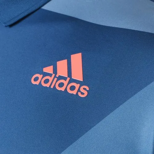 Adidas Pro Polo - tech steel/flash red