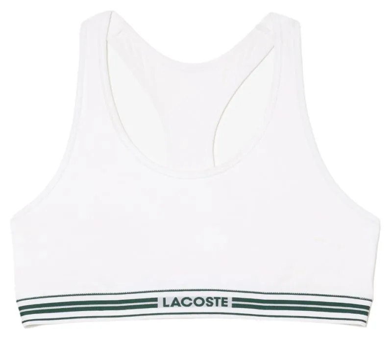 Lacoste Centered Logo Stretch Cotton Bra