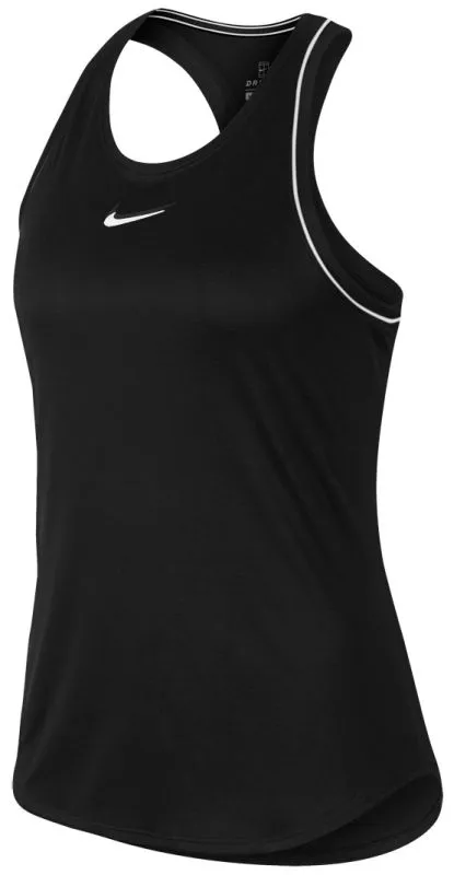 Nike Court Dry Tank - black/white