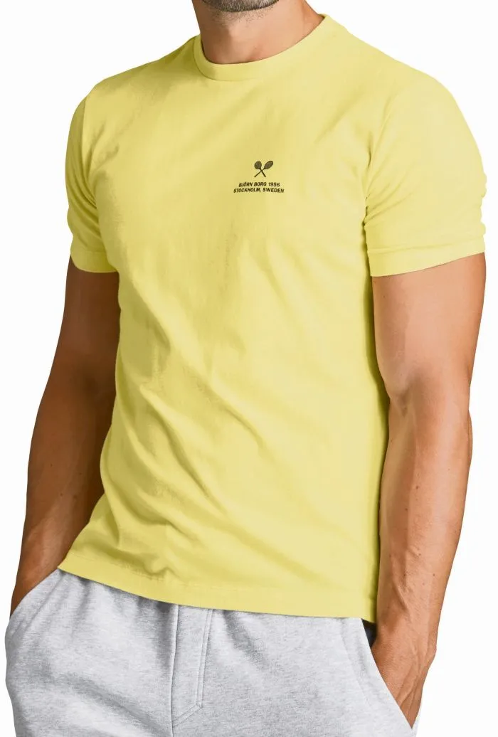 bjorn-borg-tee-sport-m-yellow-pear-1 Björn Borg Tee Sport M - yellow pear