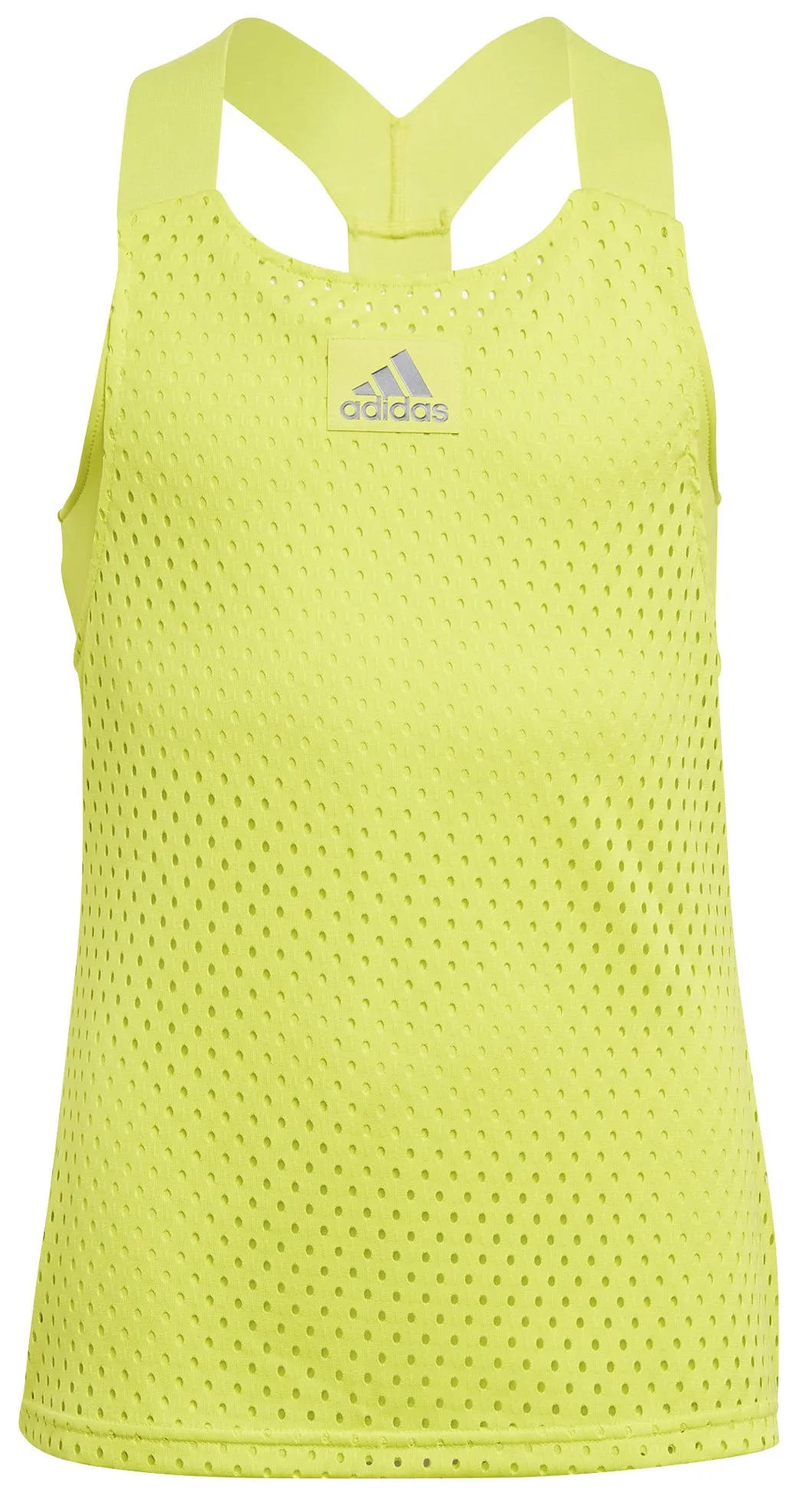 Adidas Heat Ready Primeblue Y-Tank Top - acid yellow Adidas Heat Ready Primeblue Y-Tank Top - acid yellow