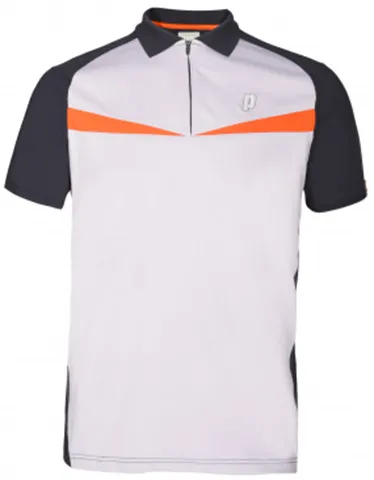 Prince Half Zip Dart Panel Shirt - flame
