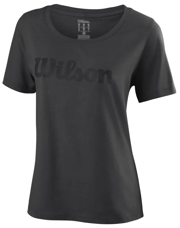 Wilson W Script Cotton Tee - turbulence Wilson W Script Cotton Tee - turbulence
