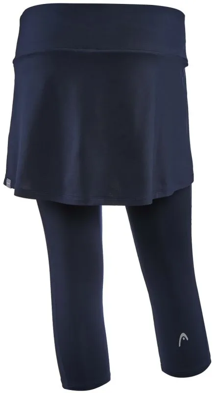head-club-3-4-tights-skort-dark-blue-2 Head Club 3/4 Tights Skort - dark blue