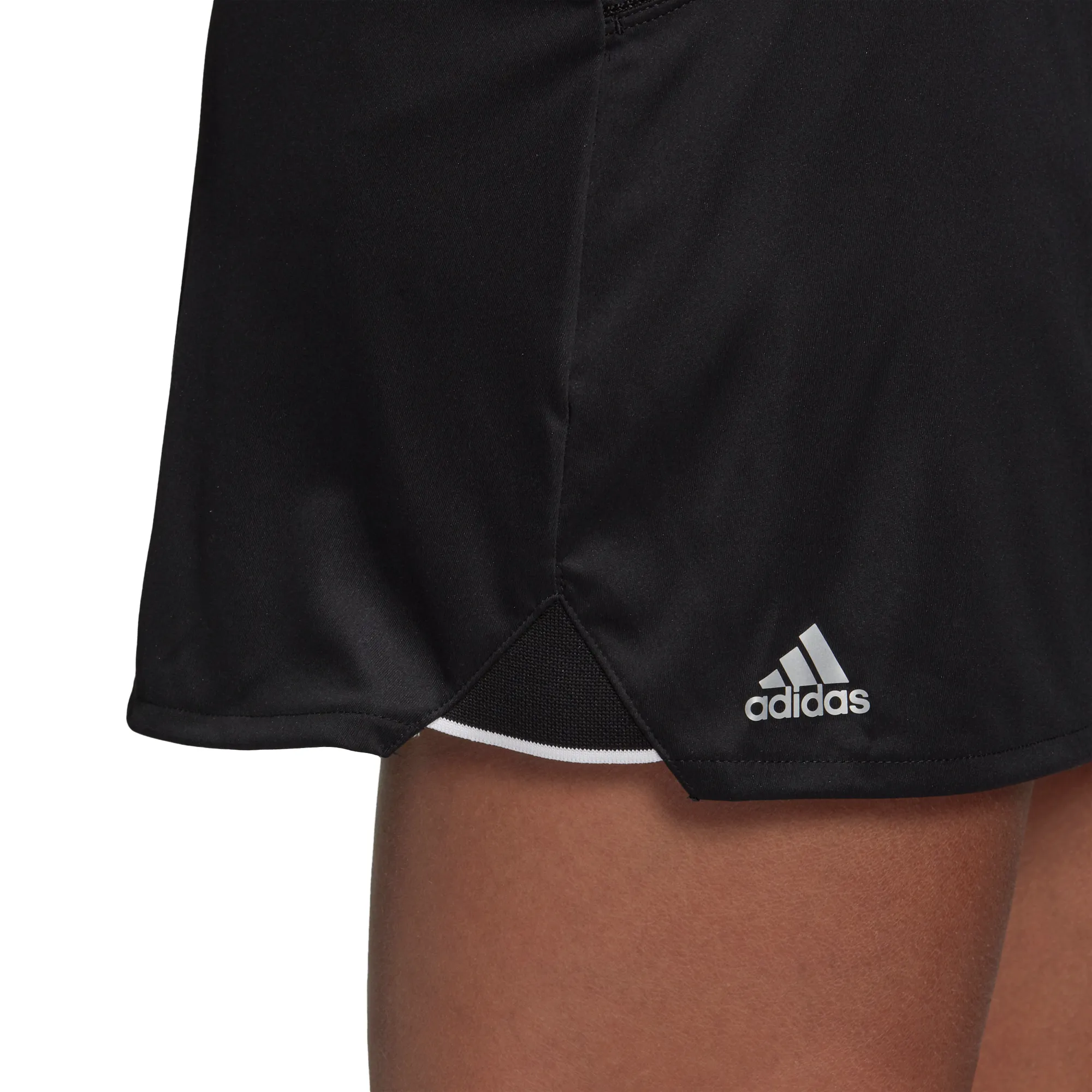 Adidas Club Skirt - black/matte silver/white