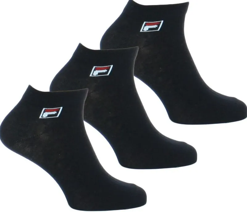 Fila Quarter Plain Socks F9303 - 3 pary/black