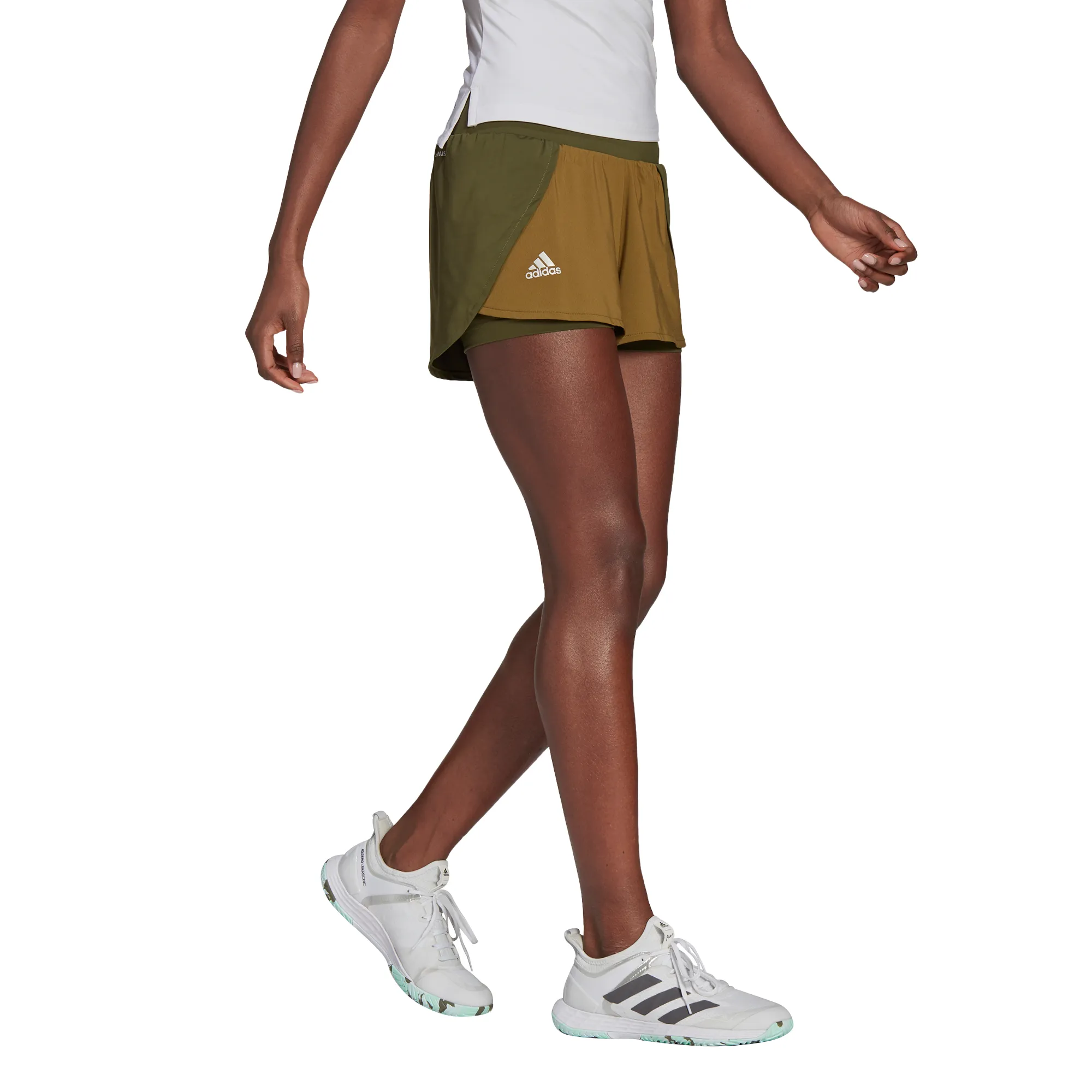 adidas-match-shorts-w-wild-pine-aluminium-wild-moss-6 Adidas Match Shorts W - wild pine/aluminium/wild moss