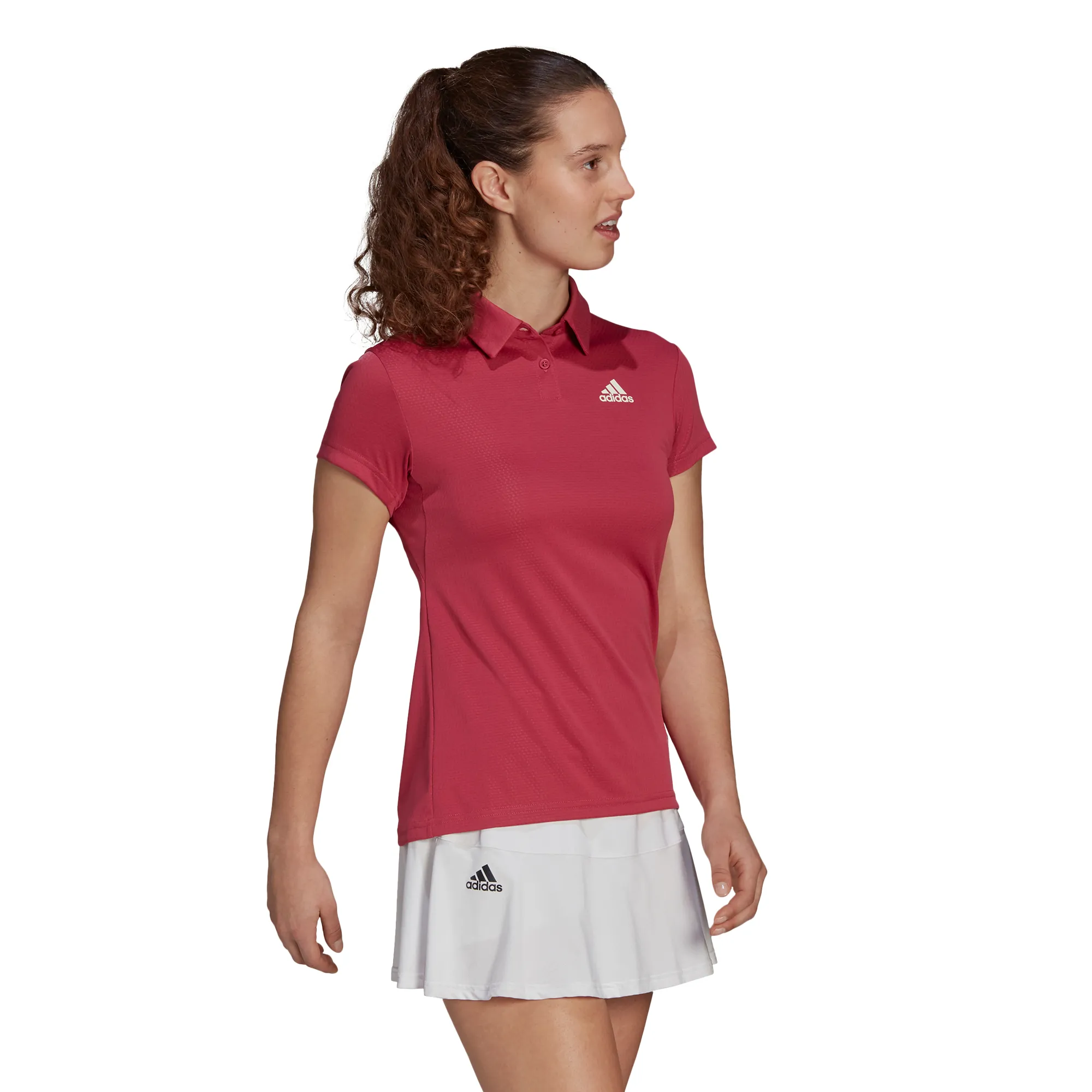 adidas-heat-ready-polo-w-wild-pink-cream-white-7 Adidas Heat Ready Polo W - wild pink/cream white